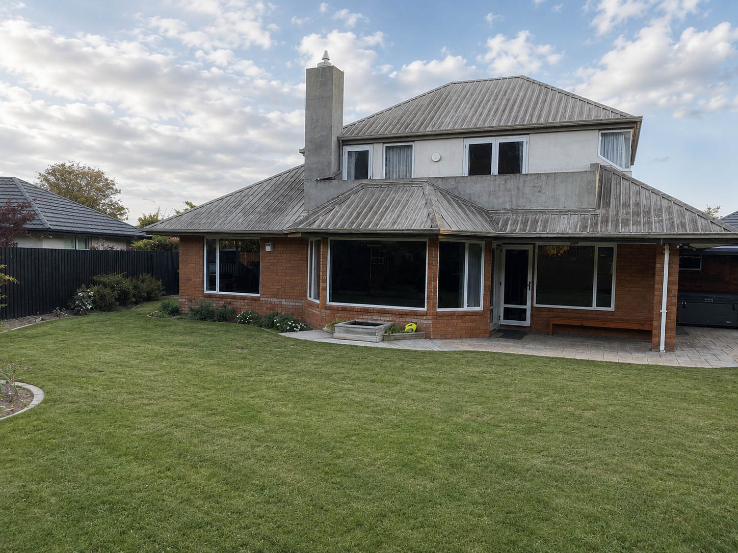 Metal roof before painting in Christchurch